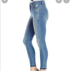 Lucky Bridgette Crop Raw Hem Jeans